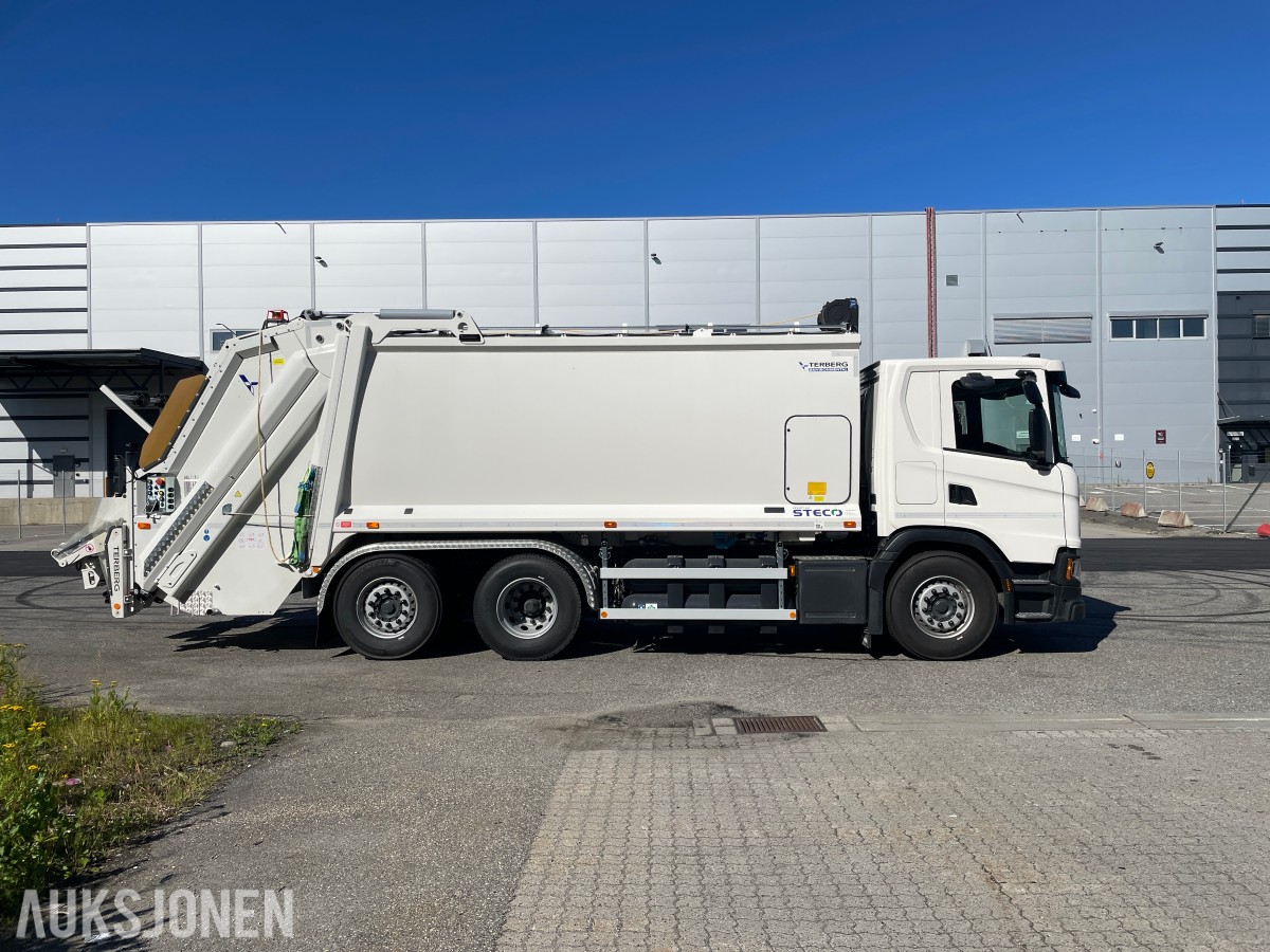 NY 2025 Scania G 410 Renovasjonsbil - Gass m/Terberg påbygg