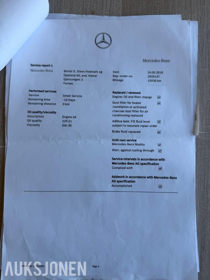 2016 Mercedes-Benz Vito Marco Polo 2.1 136hk 8 seter Automat