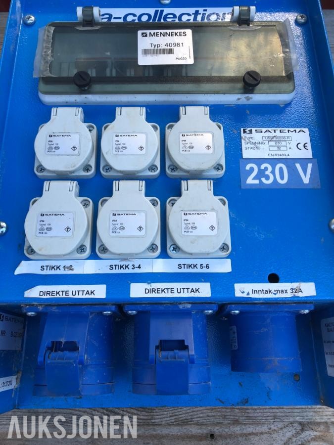 byggsentral Minisentral USM 32A 230V IP44 
