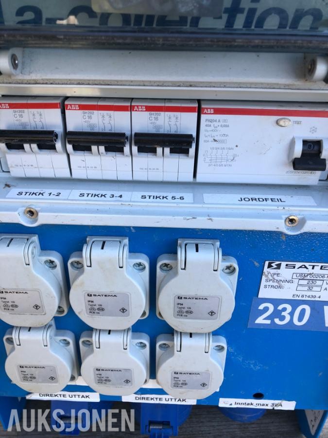 byggsentral Minisentral USM 32A 230V IP44 