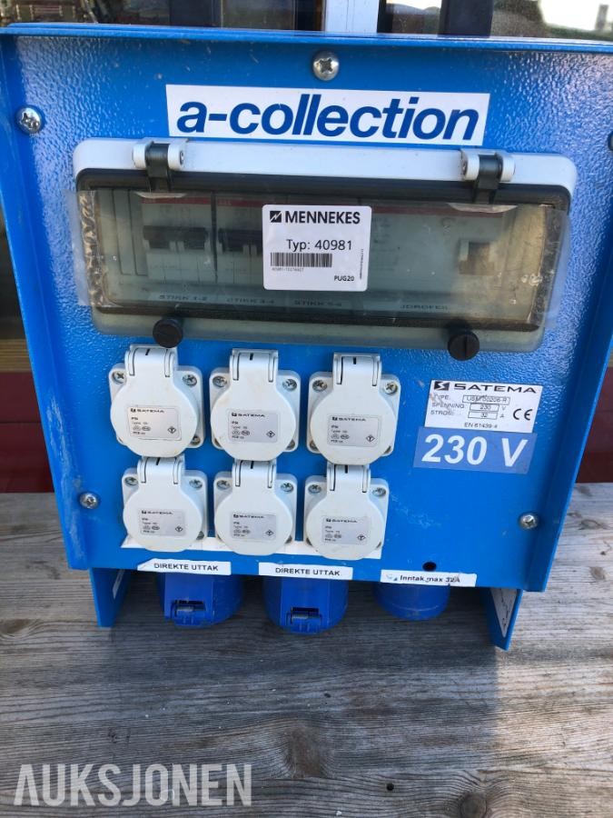 byggsentral Minisentral USM 32A 230V IP44 