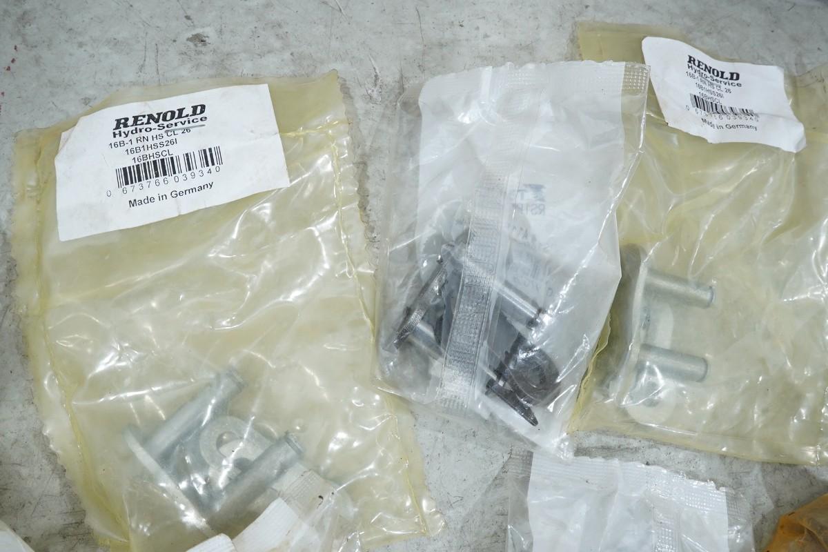 Parti med hydraulisk vinsj, Henriksen HTH 2.5, rullekjeder og industrideler
