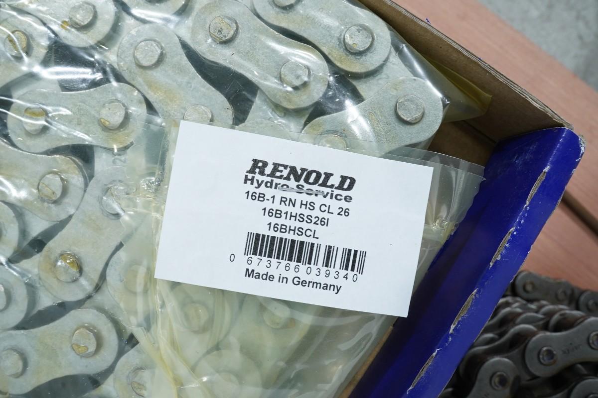 Parti med hydraulisk vinsj, Henriksen HTH 2.5, rullekjeder og industrideler