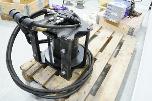 Parti med hydraulisk vinsj, Henriksen HTH 2.5, rullekjeder og industrideler