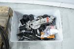 Parti med hydraulisk vinsj, Henriksen HTH 2.5, rullekjeder og industrideler