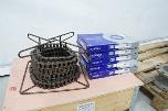 Parti med hydraulisk vinsj, Henriksen HTH 2.5, rullekjeder og industrideler