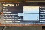 2012 Valtra N121 traktor - frontlaster - rep.objekt