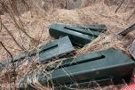 Fundament til stolper 4 stk - ubrukt