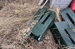 Fundament til stolper 4 stk - ubrukt