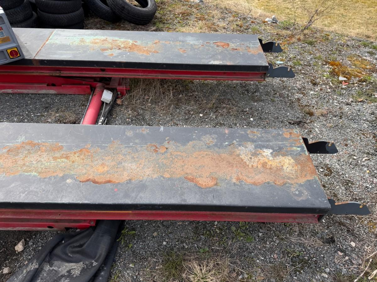 ERCO 3600 kg løftebukk / sakseløfter 400V 3FAS med kontrollboks