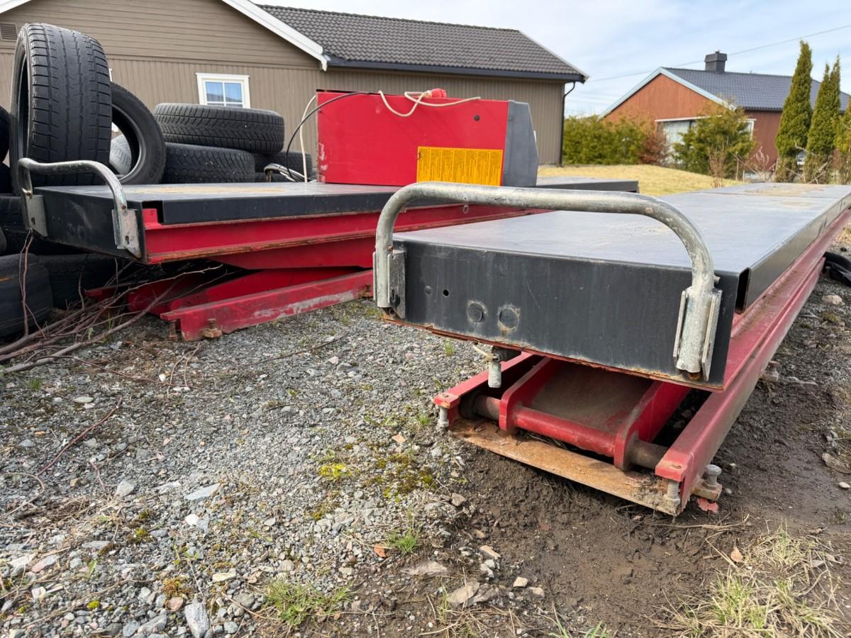 ERCO 3600 kg løftebukk / sakseløfter 400V 3FAS med kontrollboks
