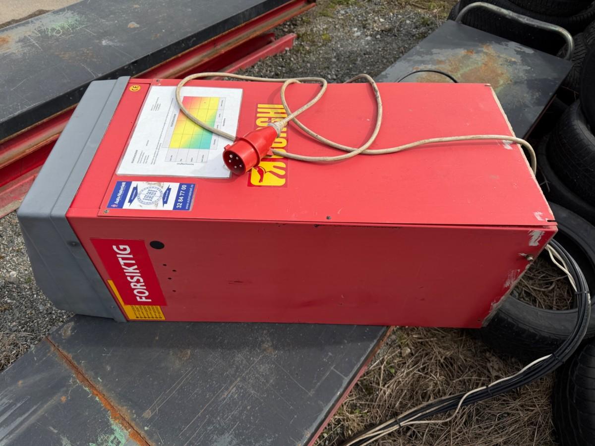 ERCO 3600 kg løftebukk / sakseløfter 400V 3FAS med kontrollboks