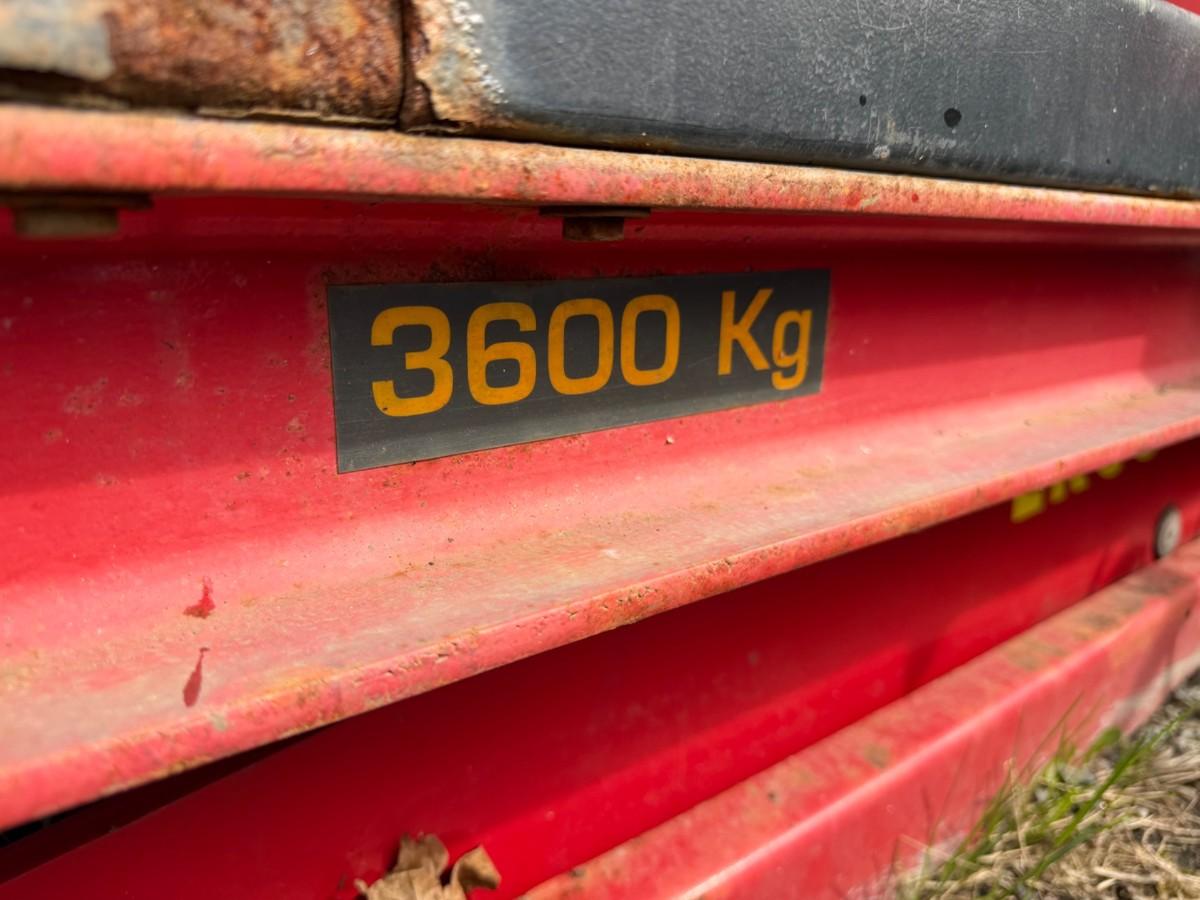 ERCO 3600 kg løftebukk / sakseløfter 400V 3FAS med kontrollboks