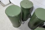 Komplett militær feltovn – teltovn med pipe og transportkasser 