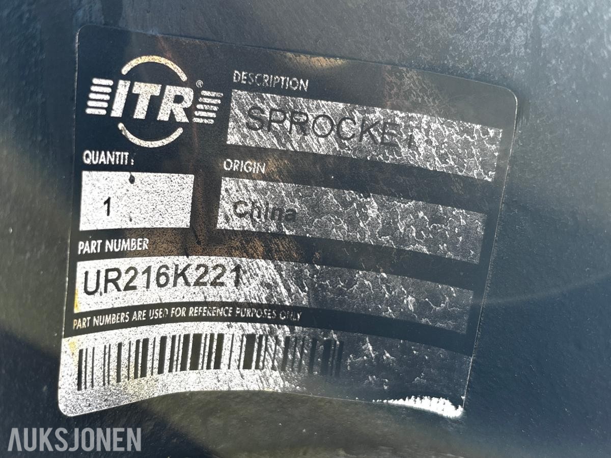 2 STK SPROCKETHJUL / DRIVHJUL – NYE – ITR – UR216K221
