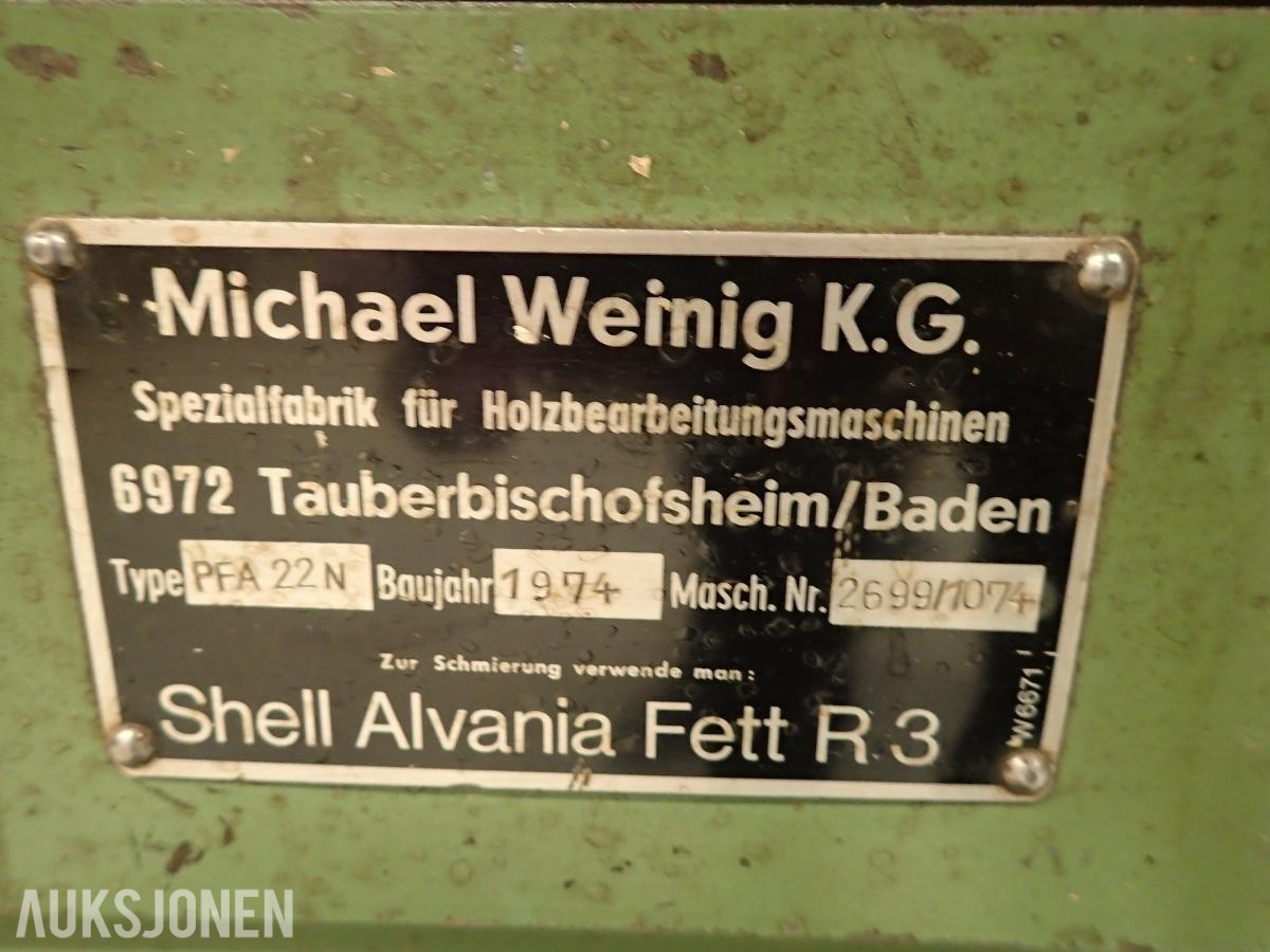 1974 Michael Weinig PFA 22N