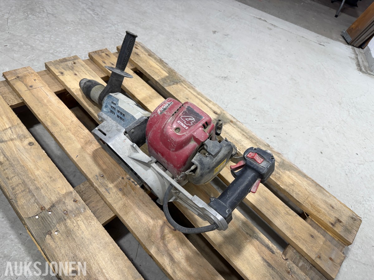 bensindrevet borhammer med Honda GX35