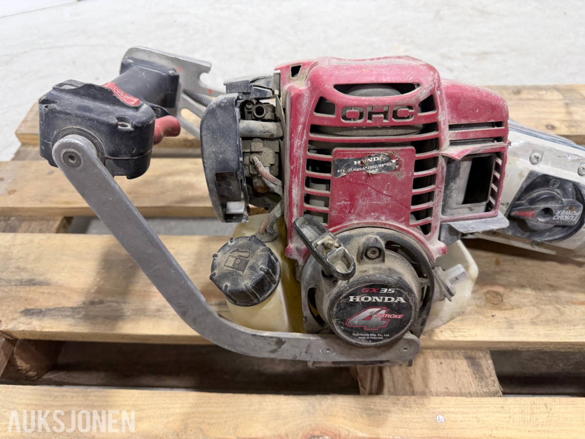 bensindrevet borhammer med Honda GX35