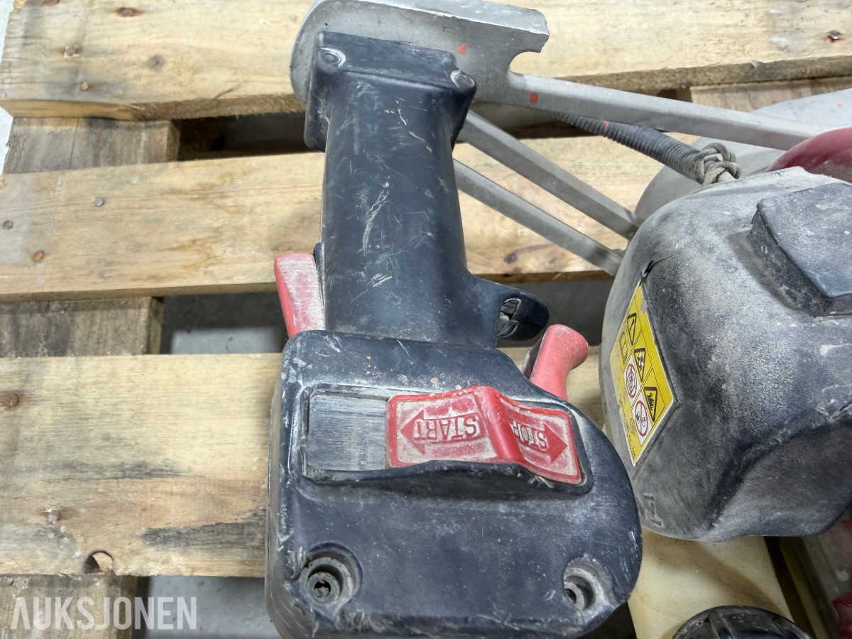 bensindrevet borhammer med Honda GX35
