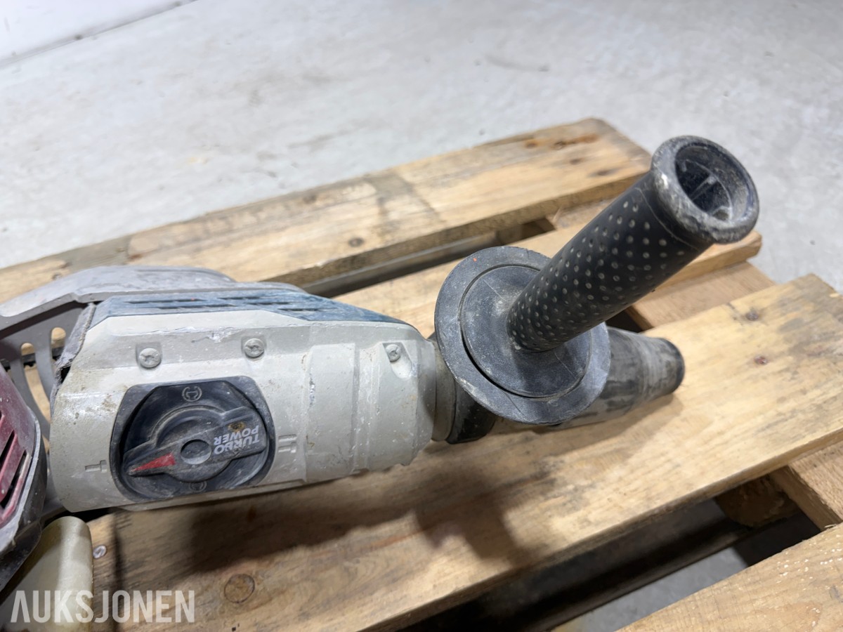 bensindrevet borhammer med Honda GX35