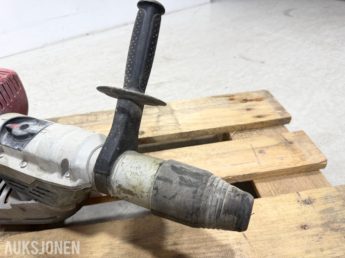 bensindrevet borhammer med Honda GX35