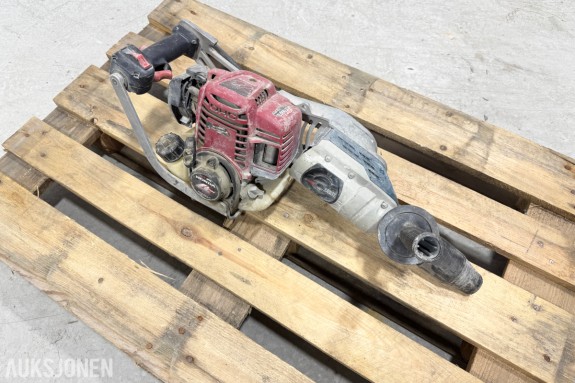 bensindrevet borhammer med Honda GX35