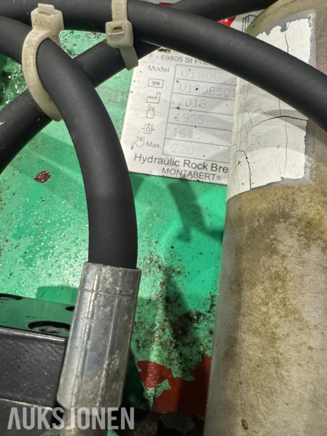 Montabert V1800 Pigghammer med HK S-70 feste