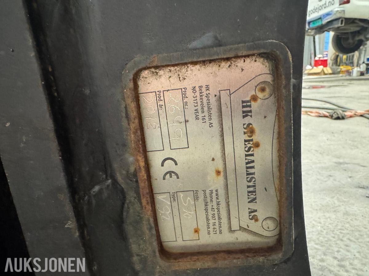 Montabert V1800 Pigghammer med HK S-70 feste
