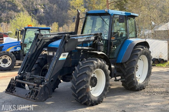 1998 New Holland 8160 - 4wd - Quicke 675 frontlaster - nylig full service - 3 & 4 funksjon