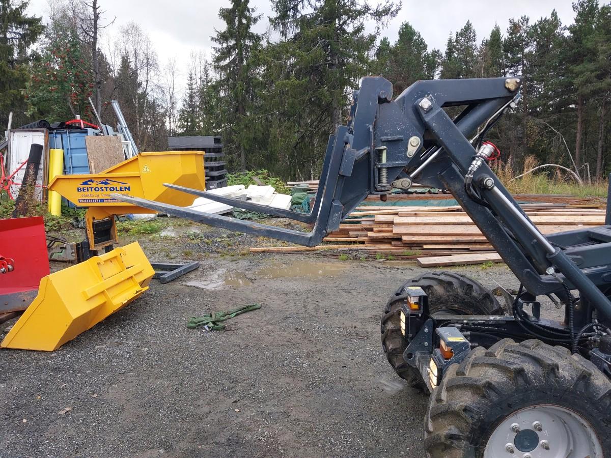 2017 Bergmann 1200FH Minidumper kun 524timer