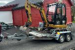 2018 Cat 301.7D minigraver med maskinhenger, pigghammer og 3 skuffer