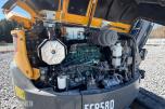 2018 Volvo ECR58D kort hekk minigraver - Engcon tiltrotator - Skjær - SMP 210L Pusseskuff - Tannskuffe - Smalskuff