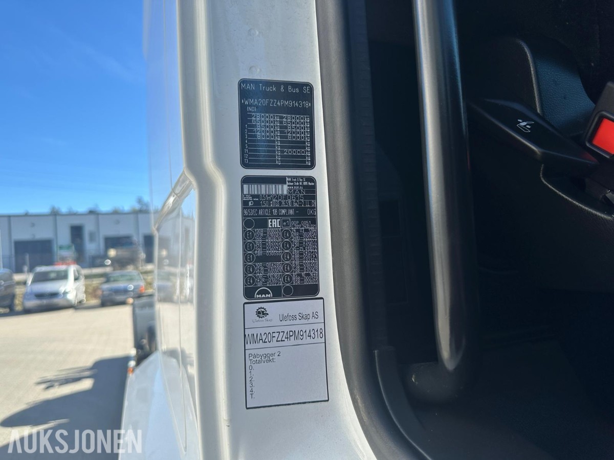 2023 MAN TGS 26.510 – Containerbil – 6x2 – Bakløft – EU-godkjent