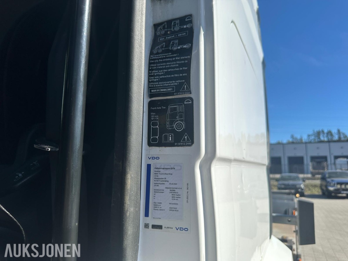 2023 MAN TGS 26.510 – Containerbil – 6x2 – Bakløft – EU-godkjent