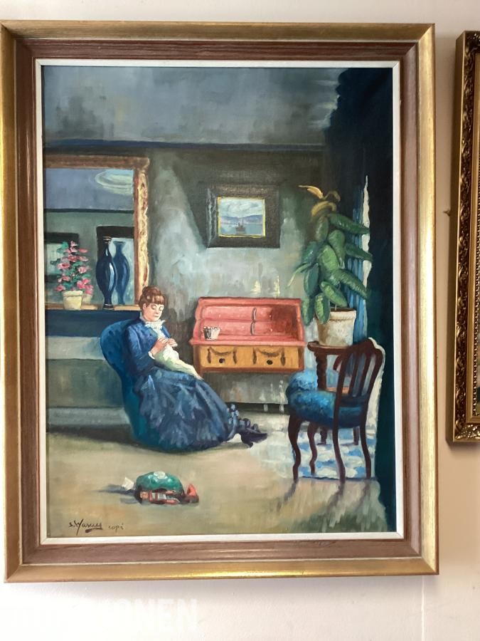 1900 5 Malerier - Kunst