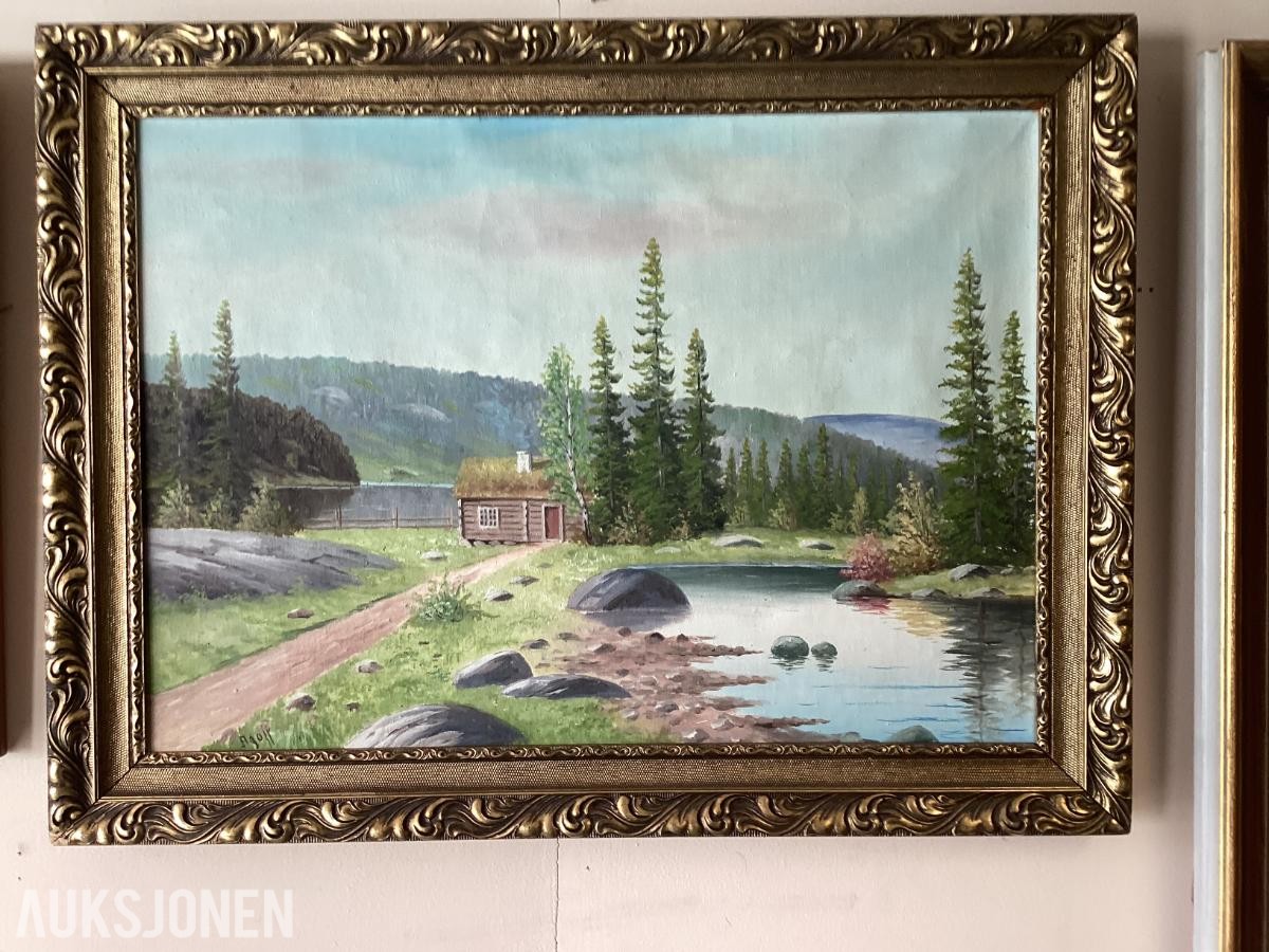 1900 5 Malerier - Kunst
