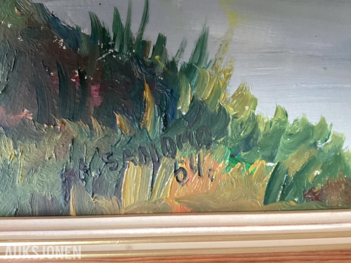 1900 5 Malerier - Kunst