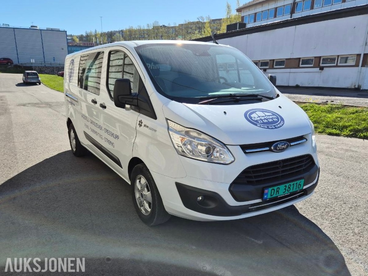 2016 FORD TRANSIT CUSTOM - WEBASTO HENGERFESTE R.KAMERA - PÅKOSTET!