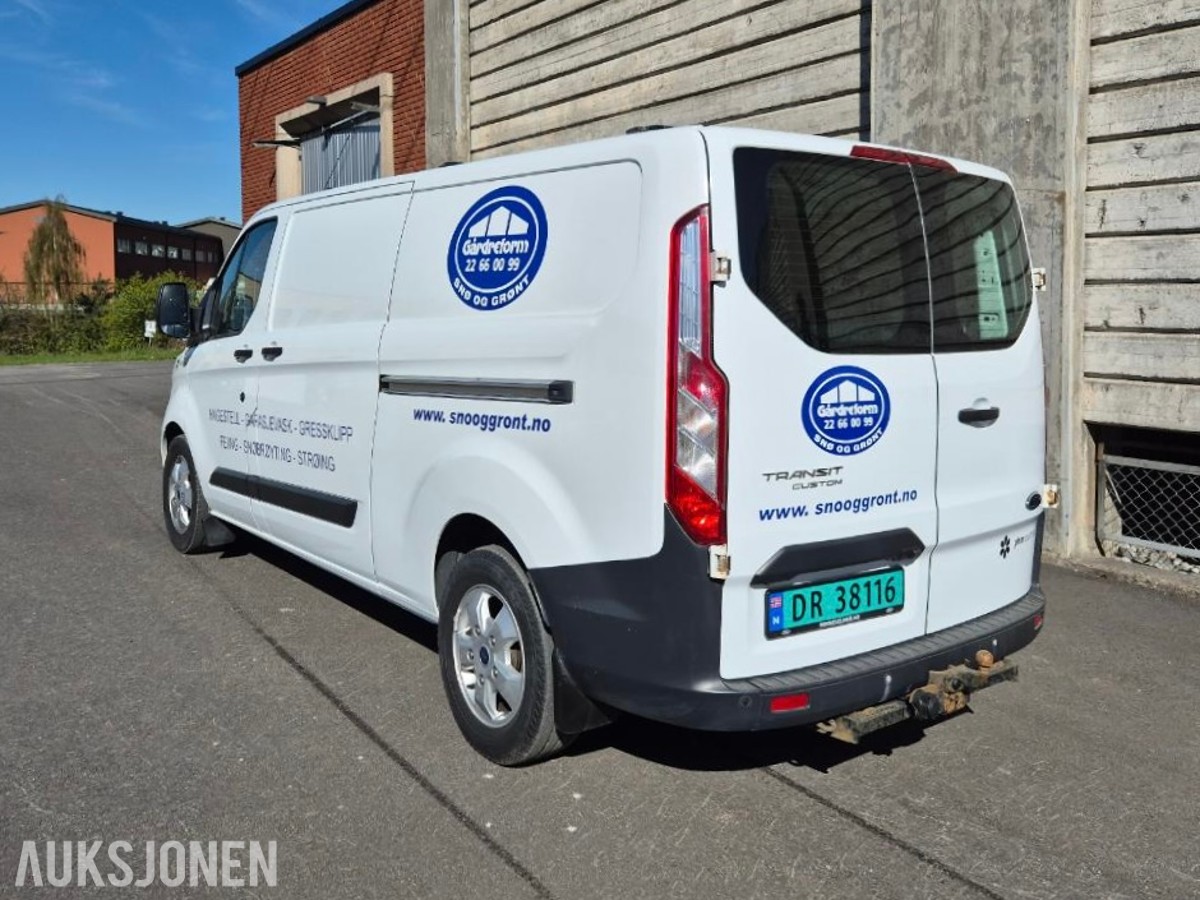 2016 FORD TRANSIT CUSTOM - WEBASTO HENGERFESTE R.KAMERA - PÅKOSTET!
