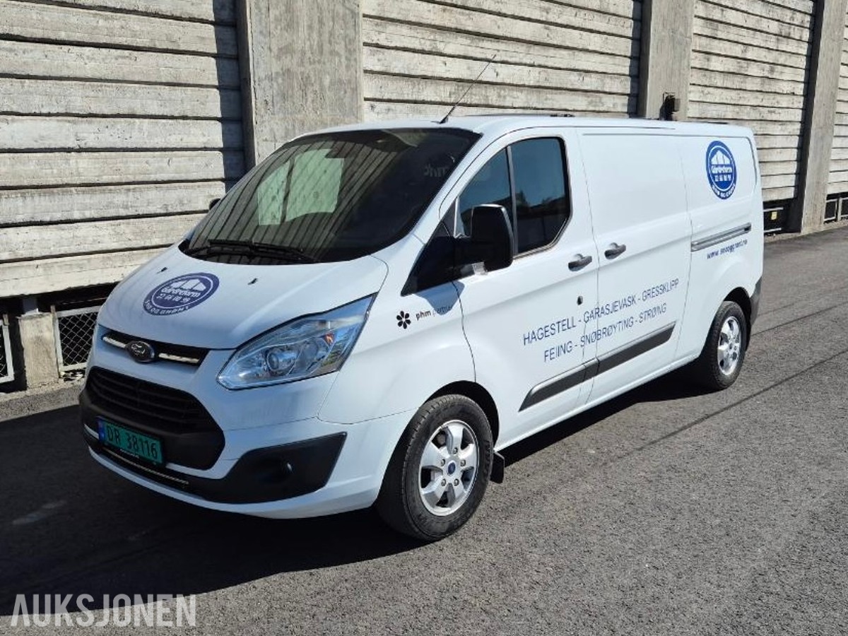 2016 FORD TRANSIT CUSTOM - WEBASTO HENGERFESTE R.KAMERA - PÅKOSTET!