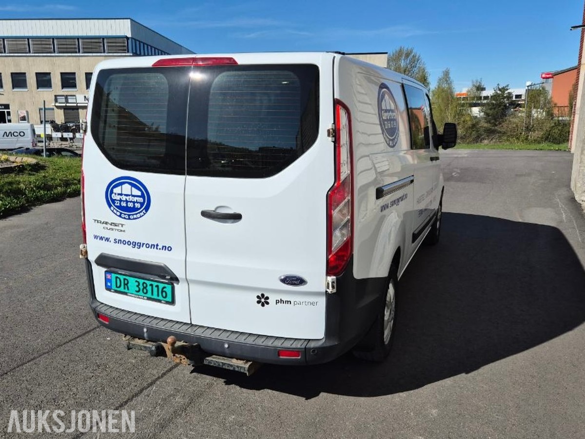 2016 FORD TRANSIT CUSTOM - WEBASTO HENGERFESTE R.KAMERA - PÅKOSTET!