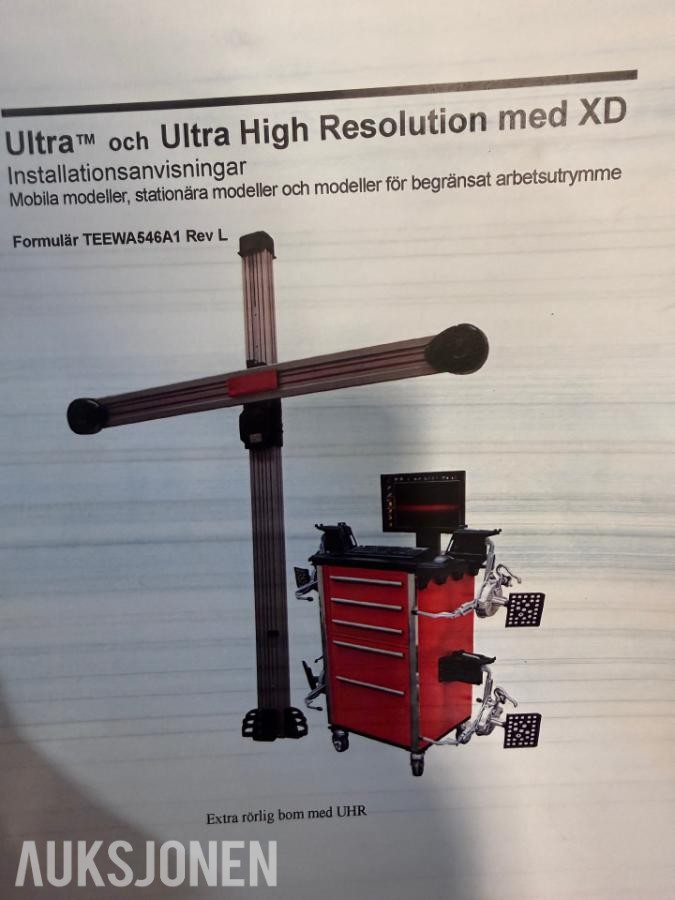 JOHN BEAN ULTRA V3D1 HJULSTILLINGSAPPARAT – KOMPLETT MED UTSTYR