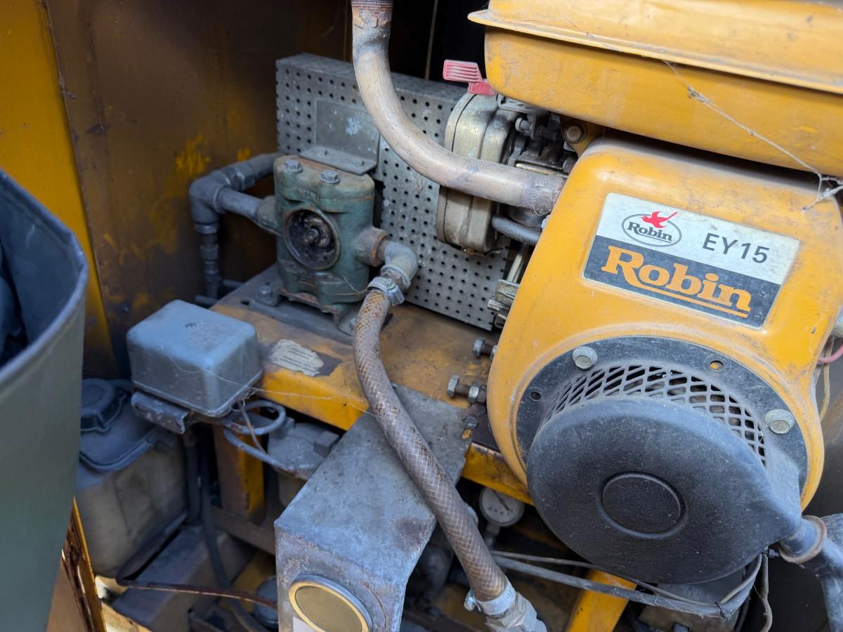 Bini steamkjele / dampkjele – mobil enhet med bensinmotor