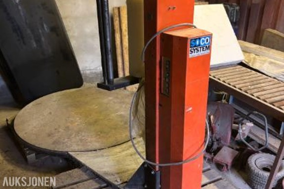 Soco system Pallepakkemaskin