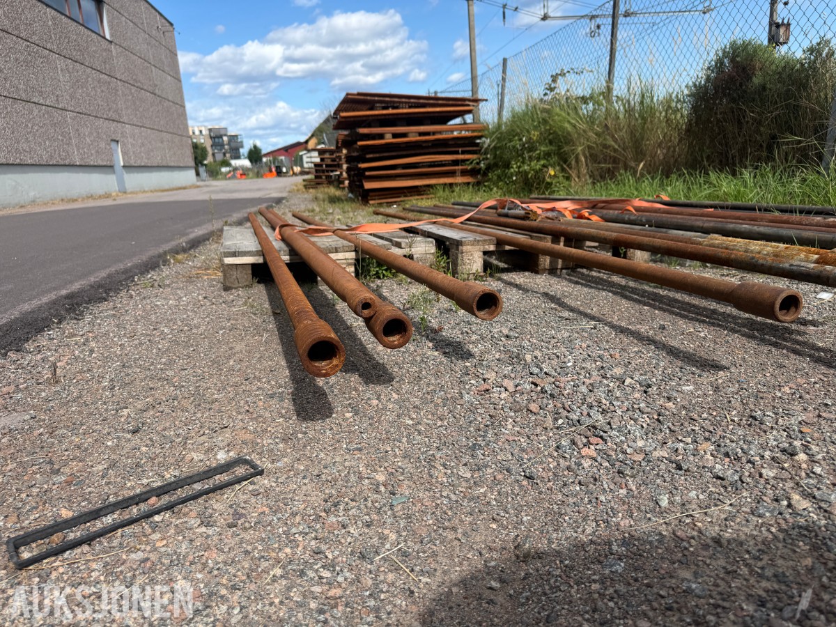 Ca 25 borstenger og borestål – Sandvik m.fl.