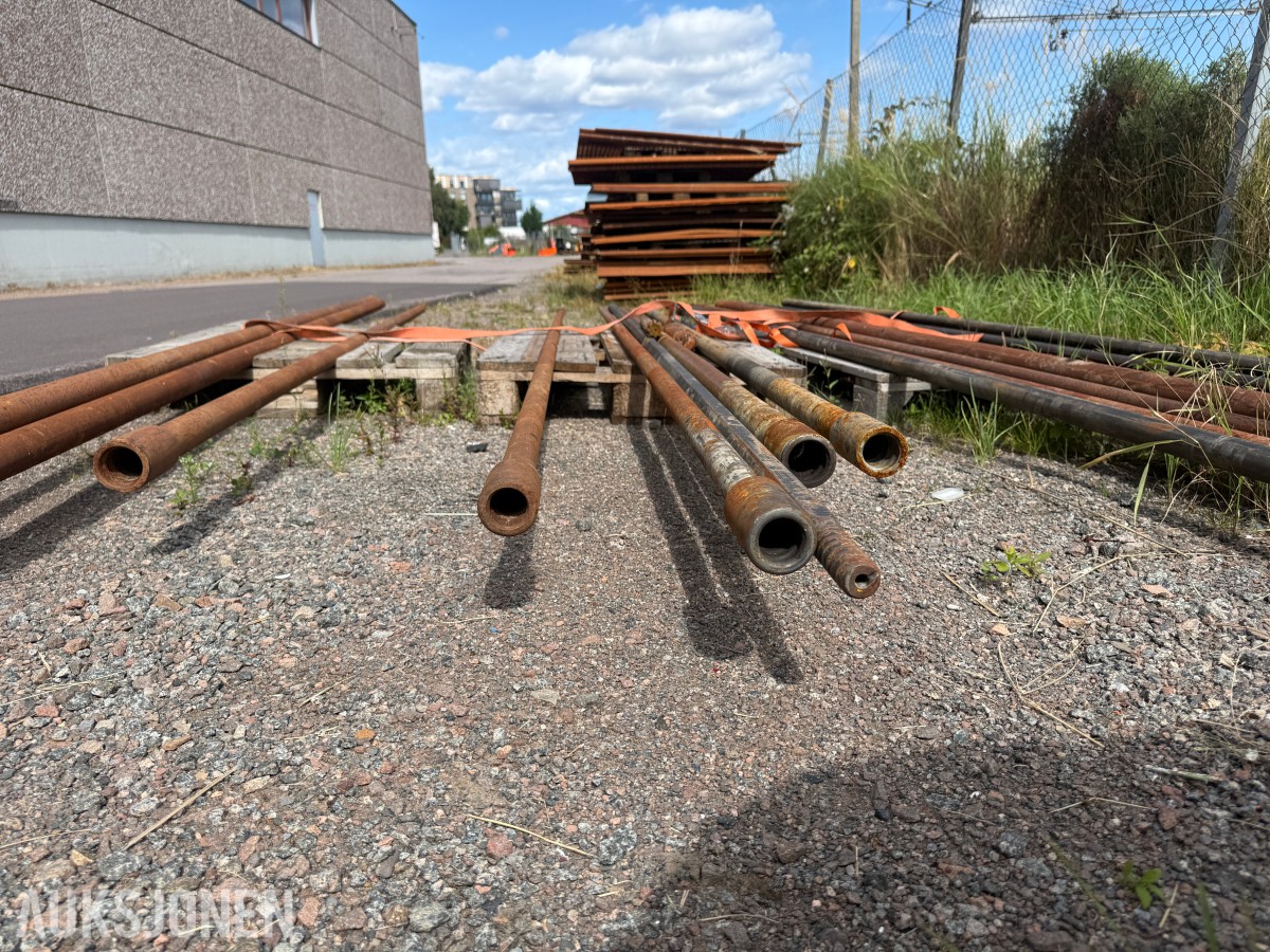 Ca 25 borstenger og borestål – Sandvik m.fl.