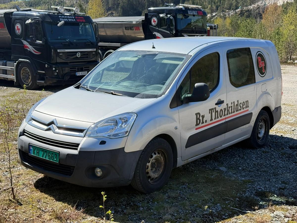 2011 Citroen BERLINGO 1.6-90 D Varebil – EU godkjent til 03/2027