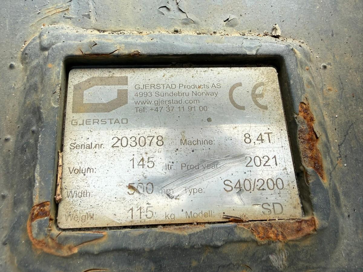 2021 Gjerstad graveskuffe S40 – 145 L - 500 mm