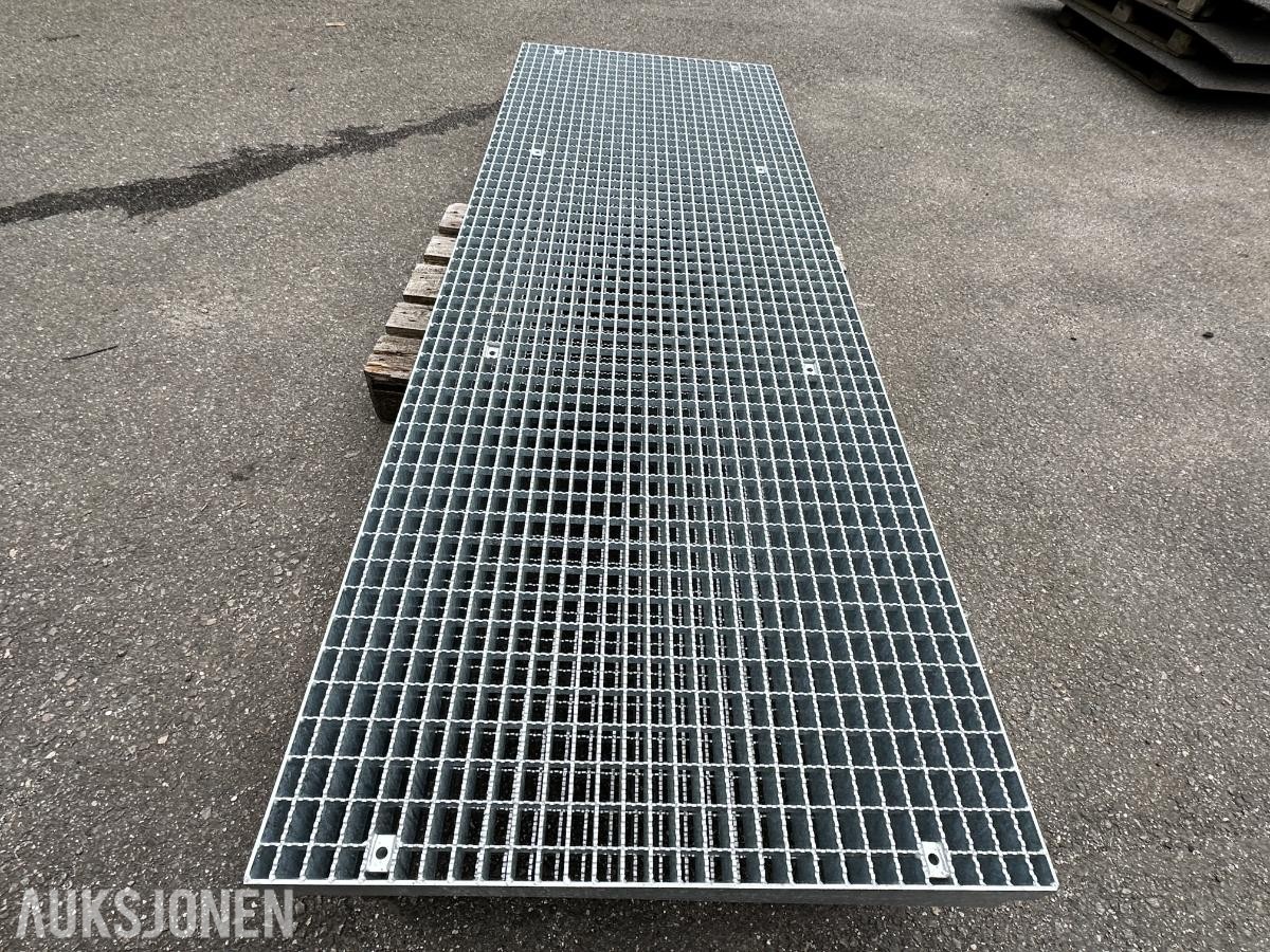 2 stk Kjørbare galvaniserte gitterrister 2784 x 960 mm