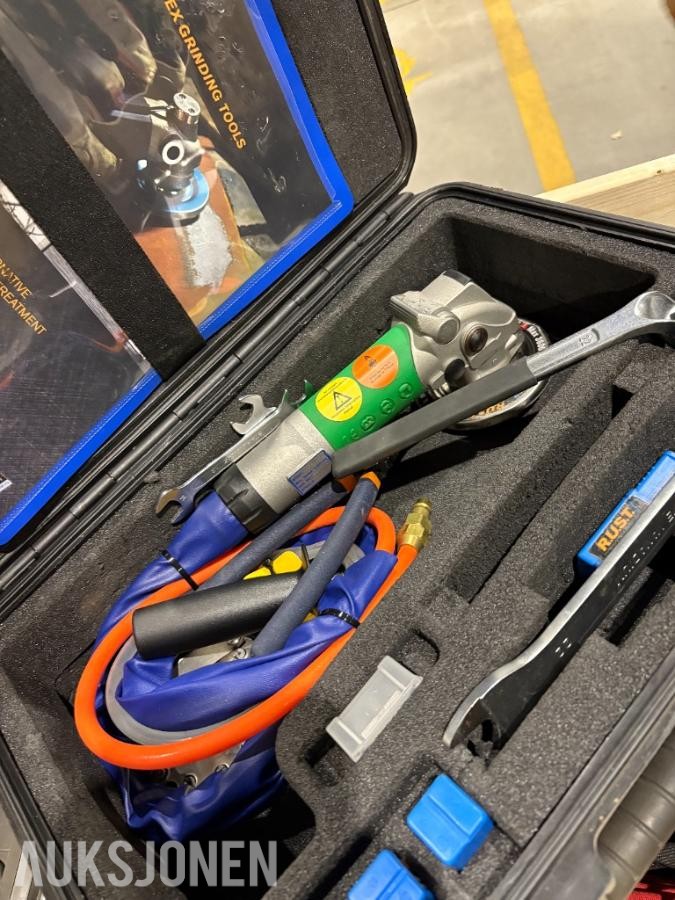 5 stk - 2018 RUST ATEX Pneumatiske slipemaskin